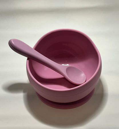 Silicone Bowl + Spoon Set