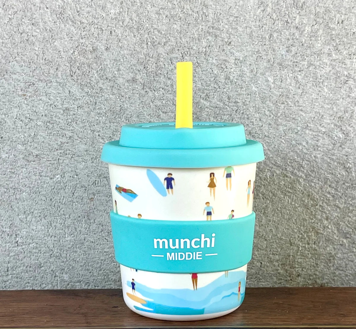 BEACH MIDDIE CUP - STRAW INCLUDED