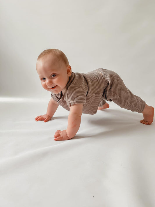 Coffee Long Slouch Pants