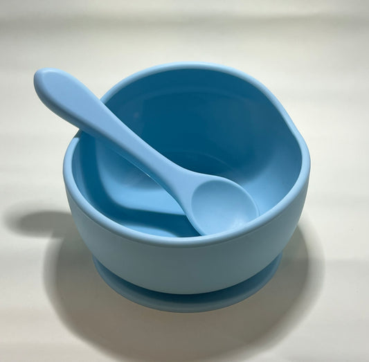 Silicone Bowl + Spoon Set