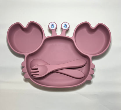 Silicone Crab Plate Set