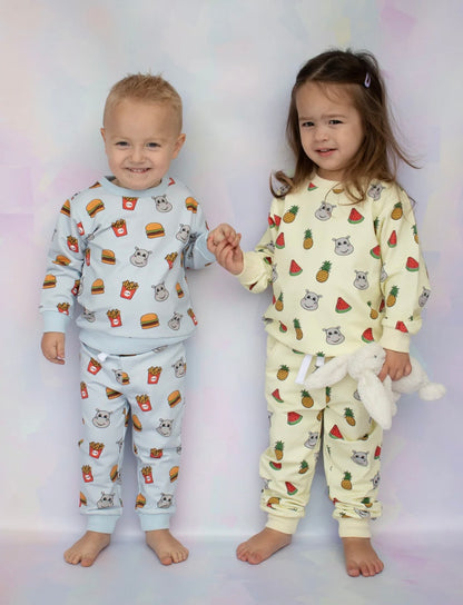 “Burgers N Fries” Loungewear Set