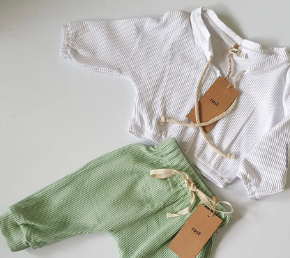 Mint Slouch Pants